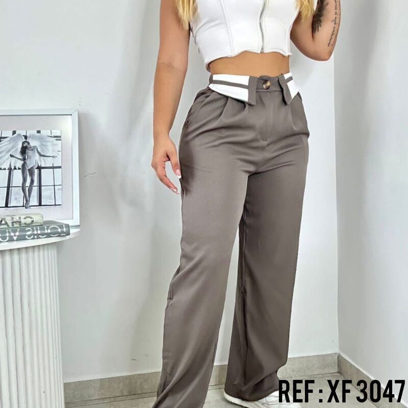 Pantalón deportivo dryl seda gris
