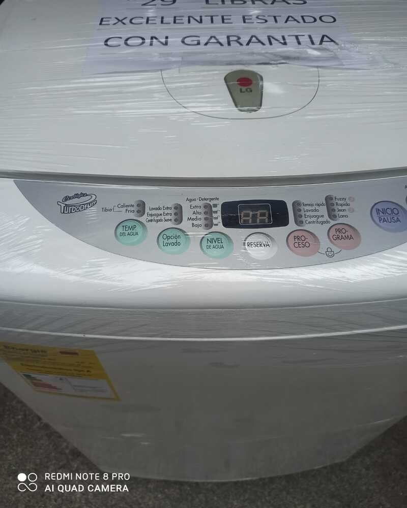 Lavadora LG usada